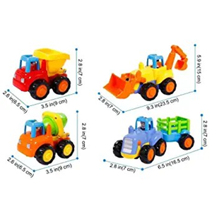 اسباب بازی ست 4 تایی ماشین راهسازی هولی تویز Hola Toys مدل 326 -اسباب بازی